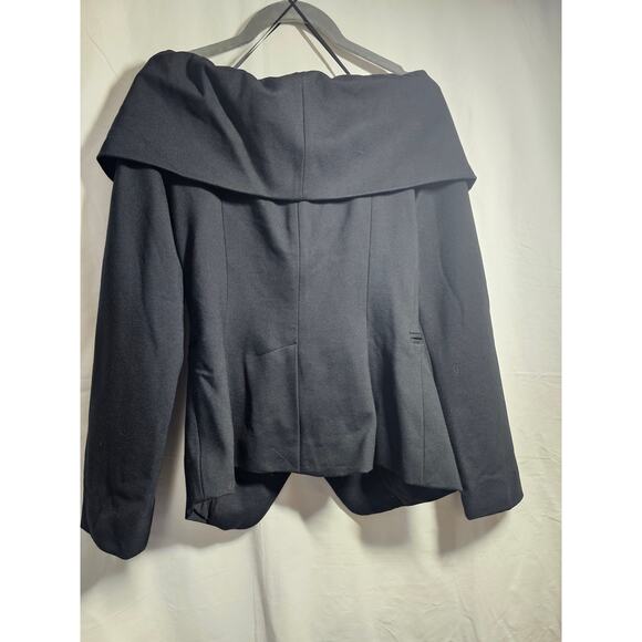 Maeve for Anthropologie off the shoulder blazer. Black size 6. - Picture 3 of 3